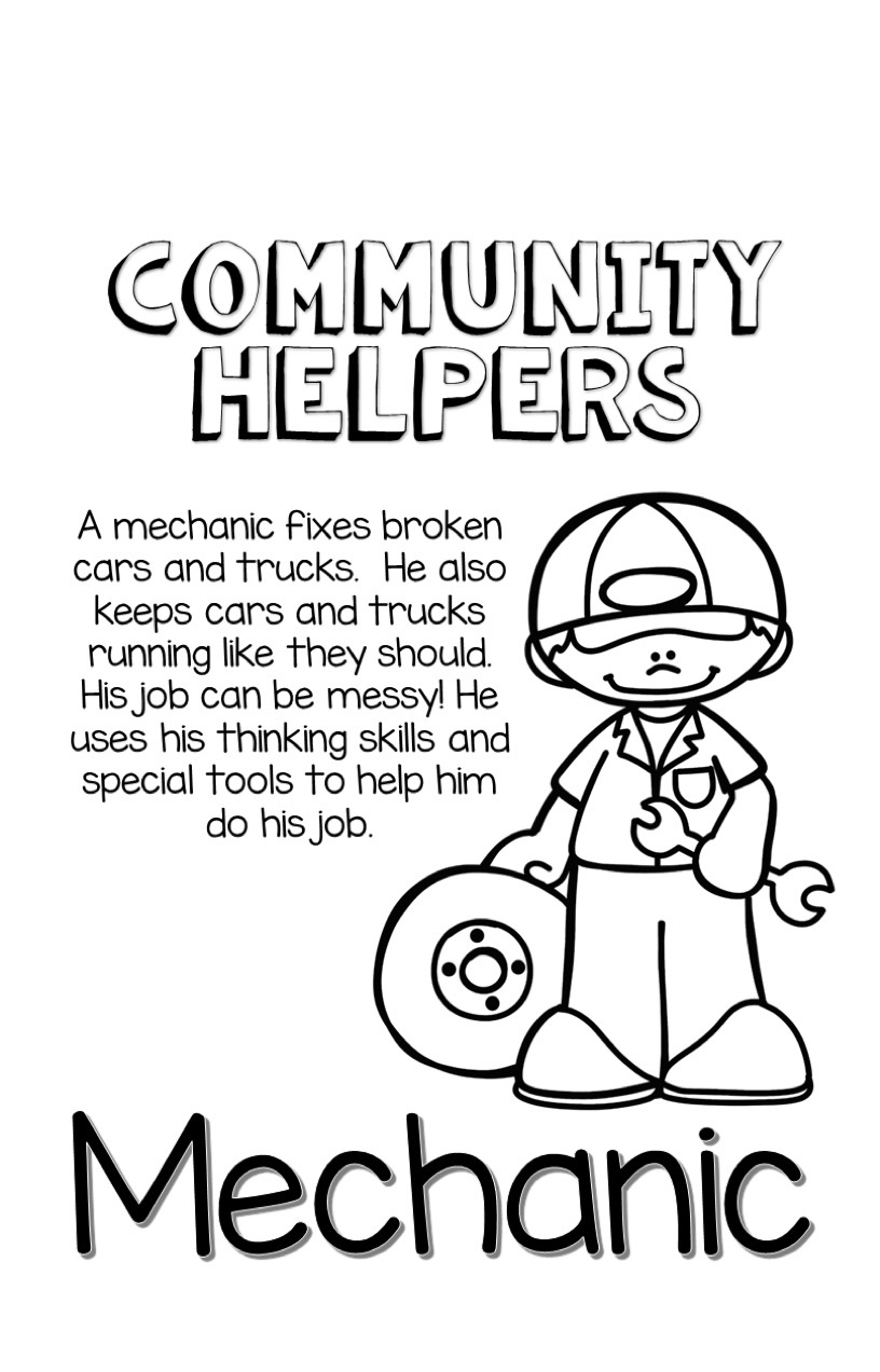 community helpers coloring pages for toddlers
