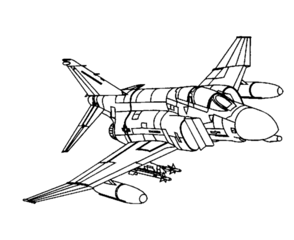 concorde airplane coloring pages