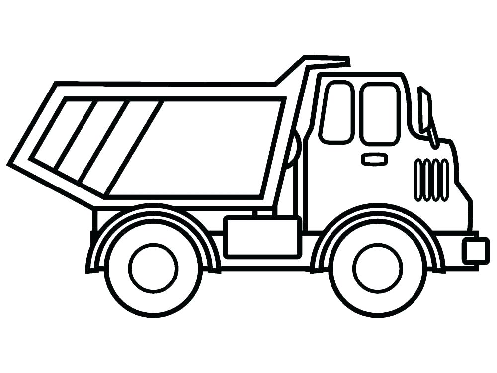 construction truck coloring pages