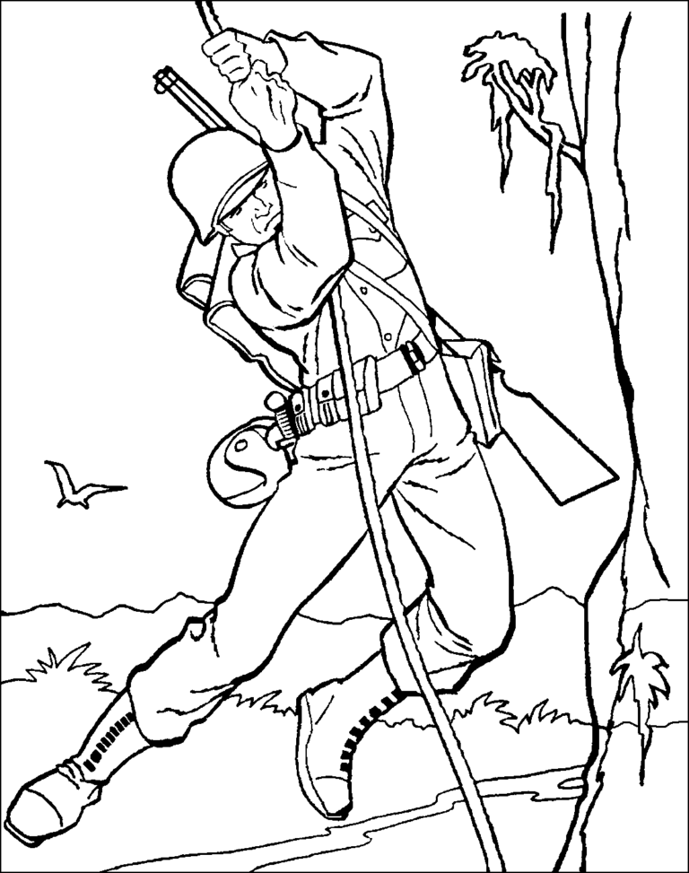 Cool Army Coloring Pages Pdf - Coloringfolder.com