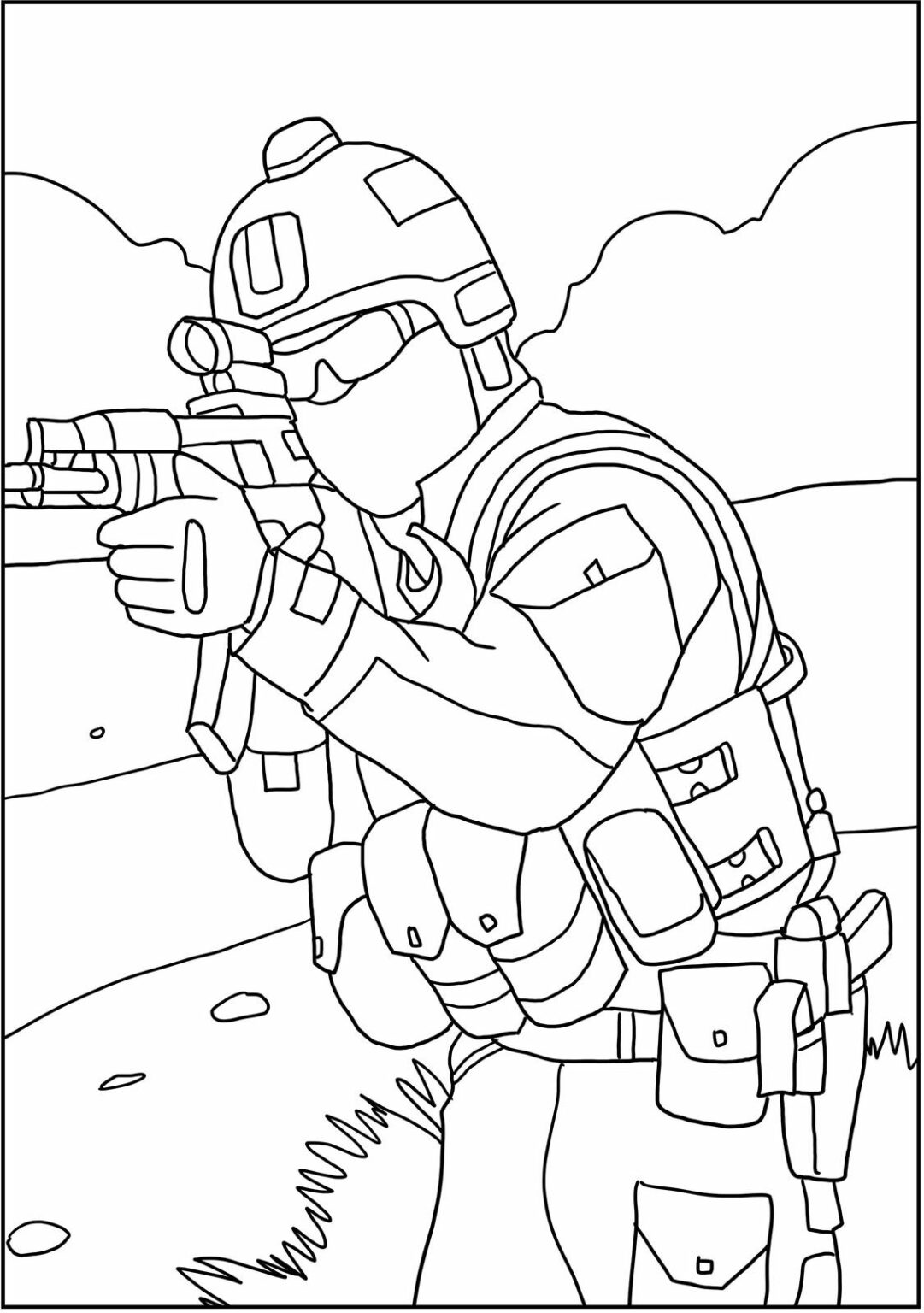 Cool Army Coloring Pages Pdf - Coloringfolder.com