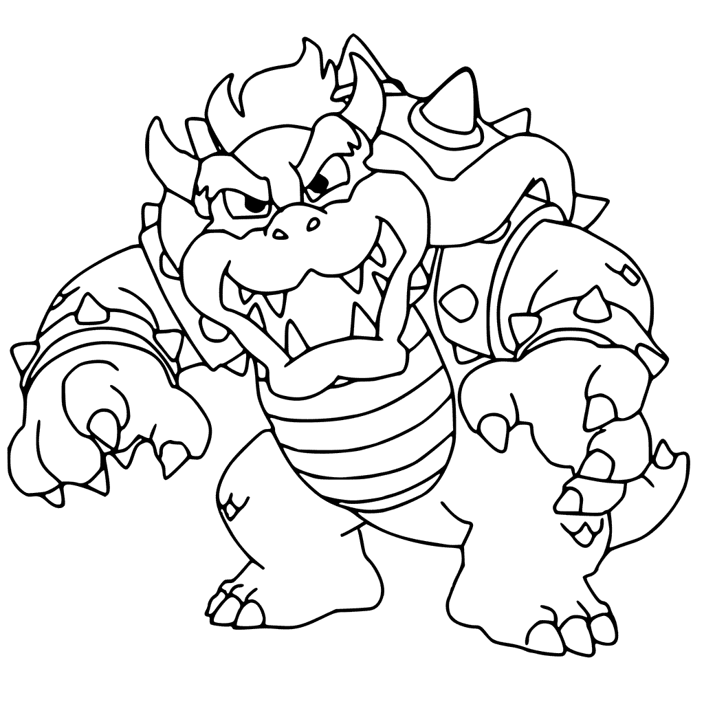 bowser jr. coloring pages printable