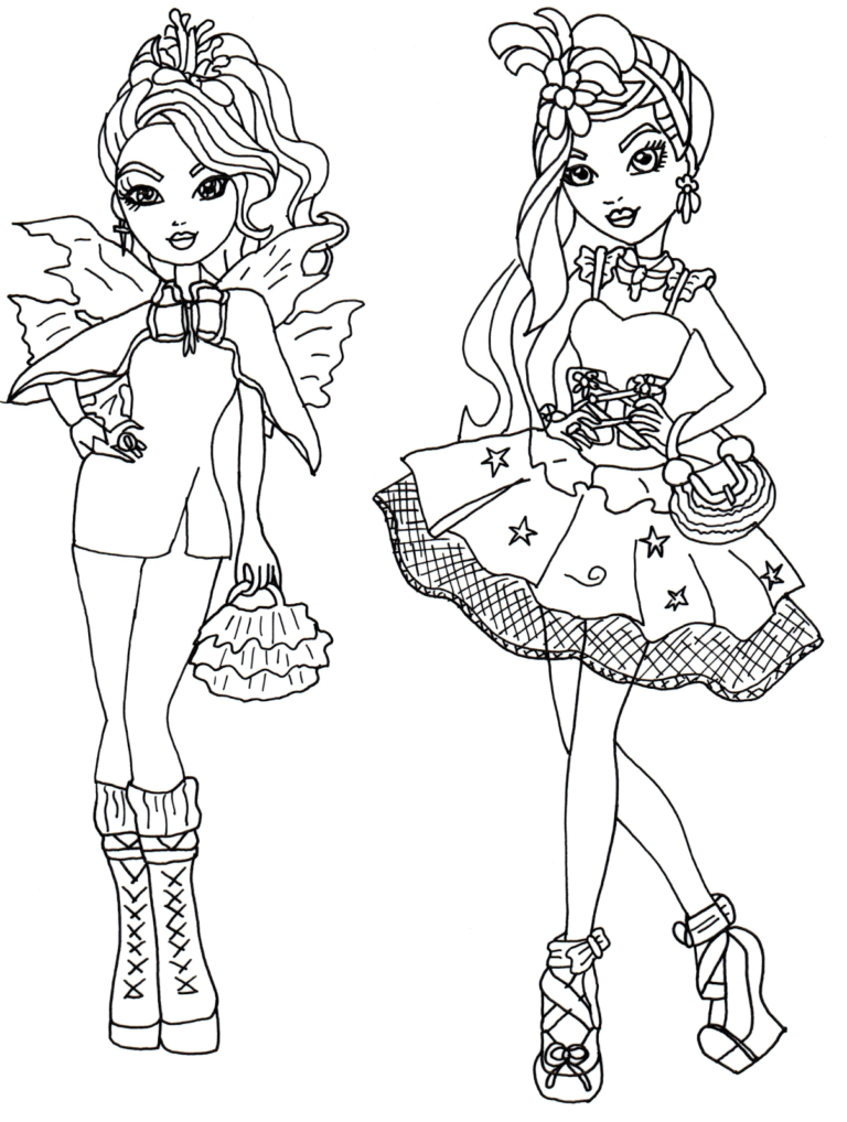 Cool Ever After High Coloring Pages Pdf - Coloringfolder.com