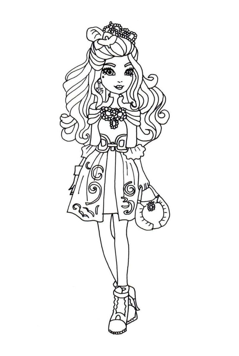 Cool Ever After High Coloring Pages Pdf - Coloringfolder.com