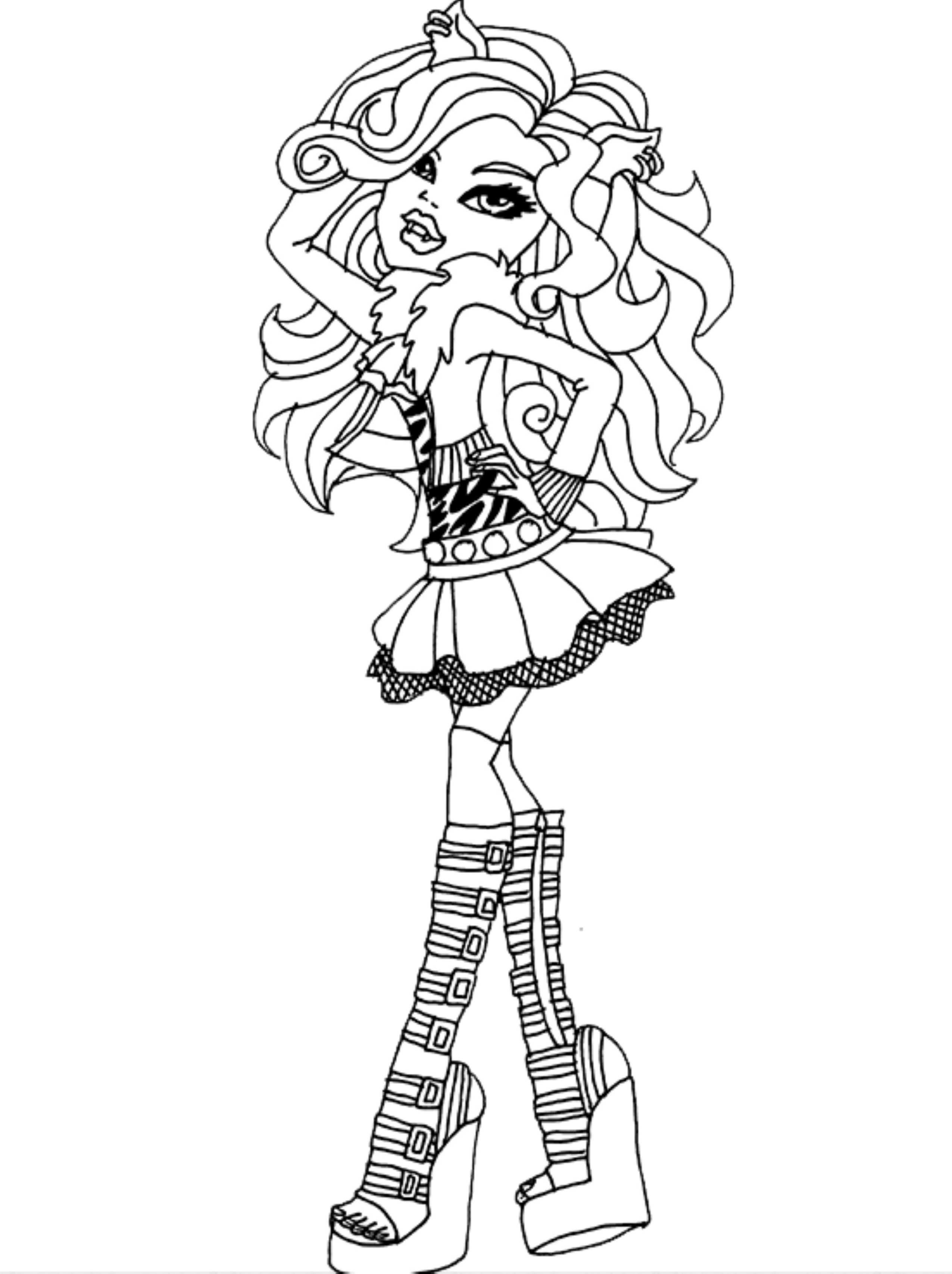 ever after high coloring pages way to wonderland