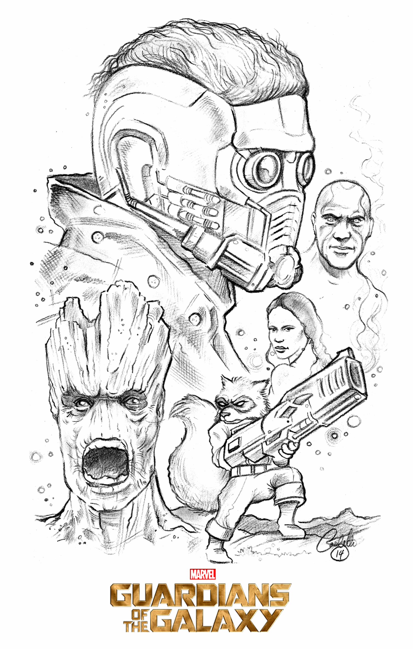 guardians of the galaxy 2 coloring pages