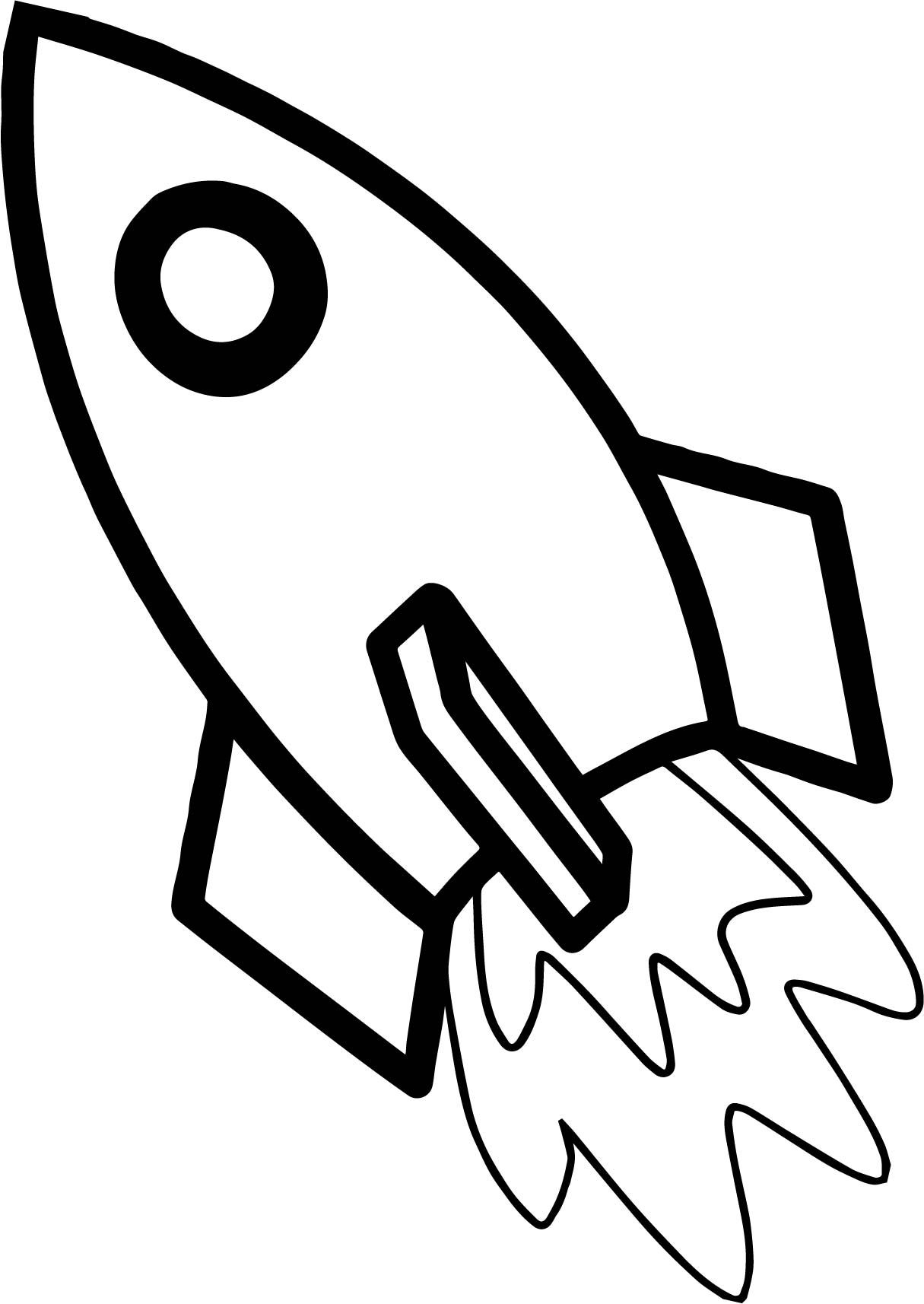 coloring pages rocket ship
