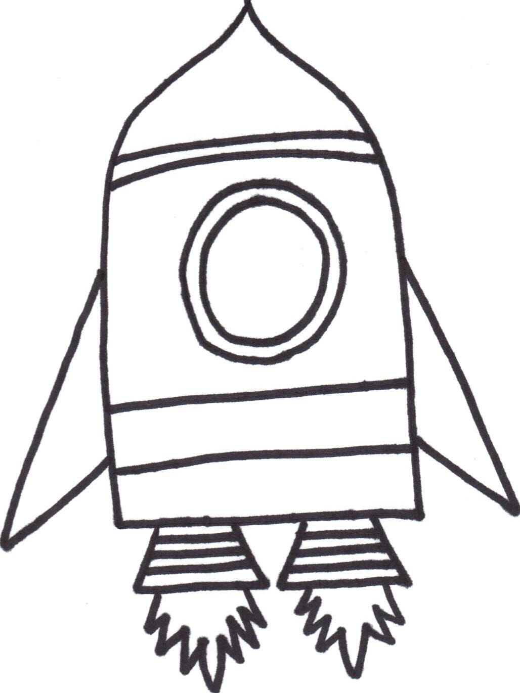 coloring pages rocket