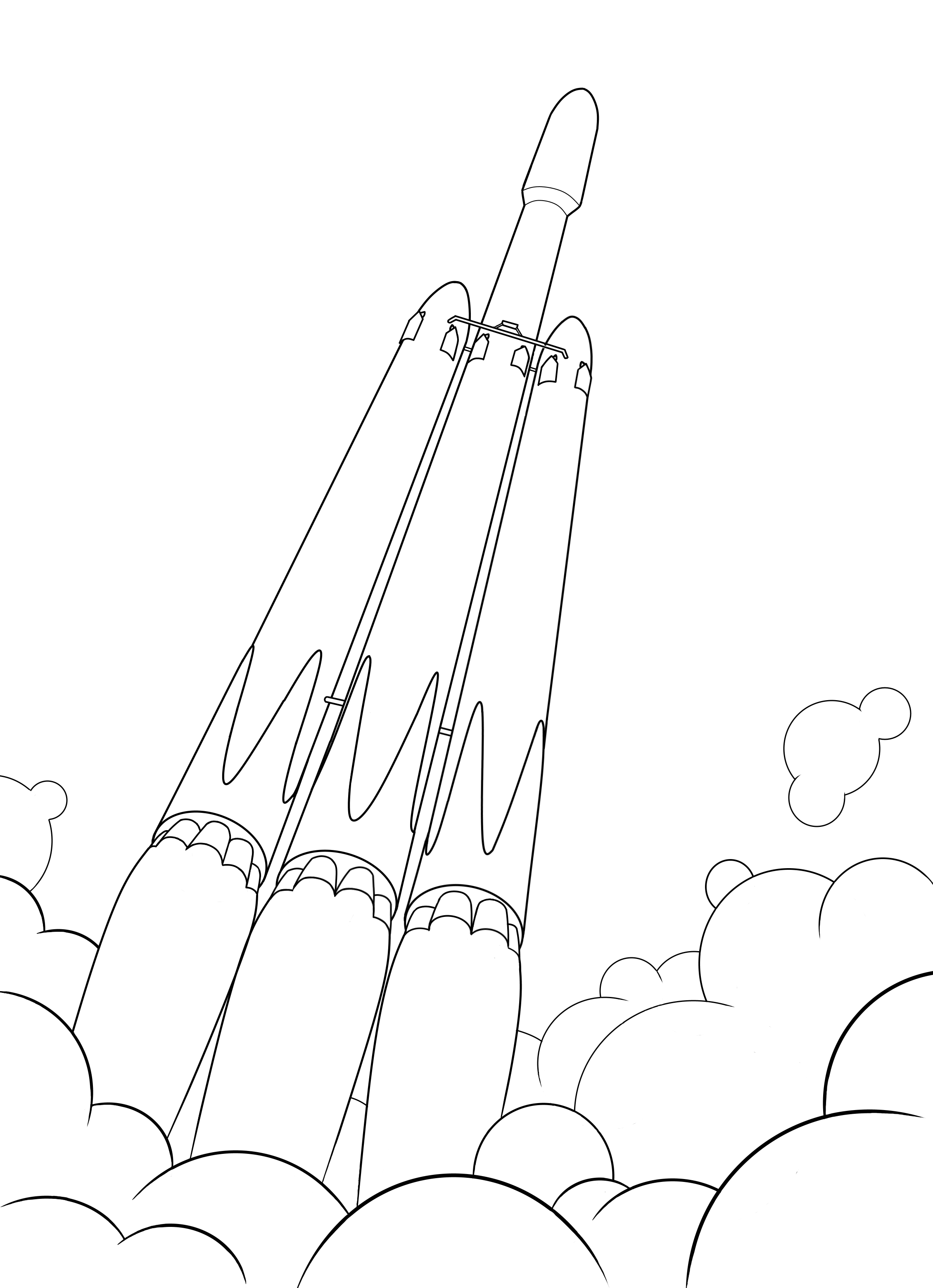 rocket ship coloring pages