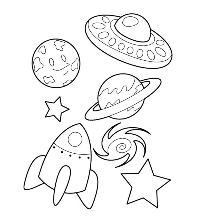 Cool Rocket Coloring Pages PDF Free - Coloringfolder.com