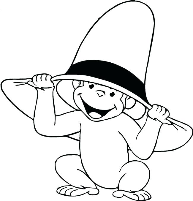 cute baby monkey coloring pages