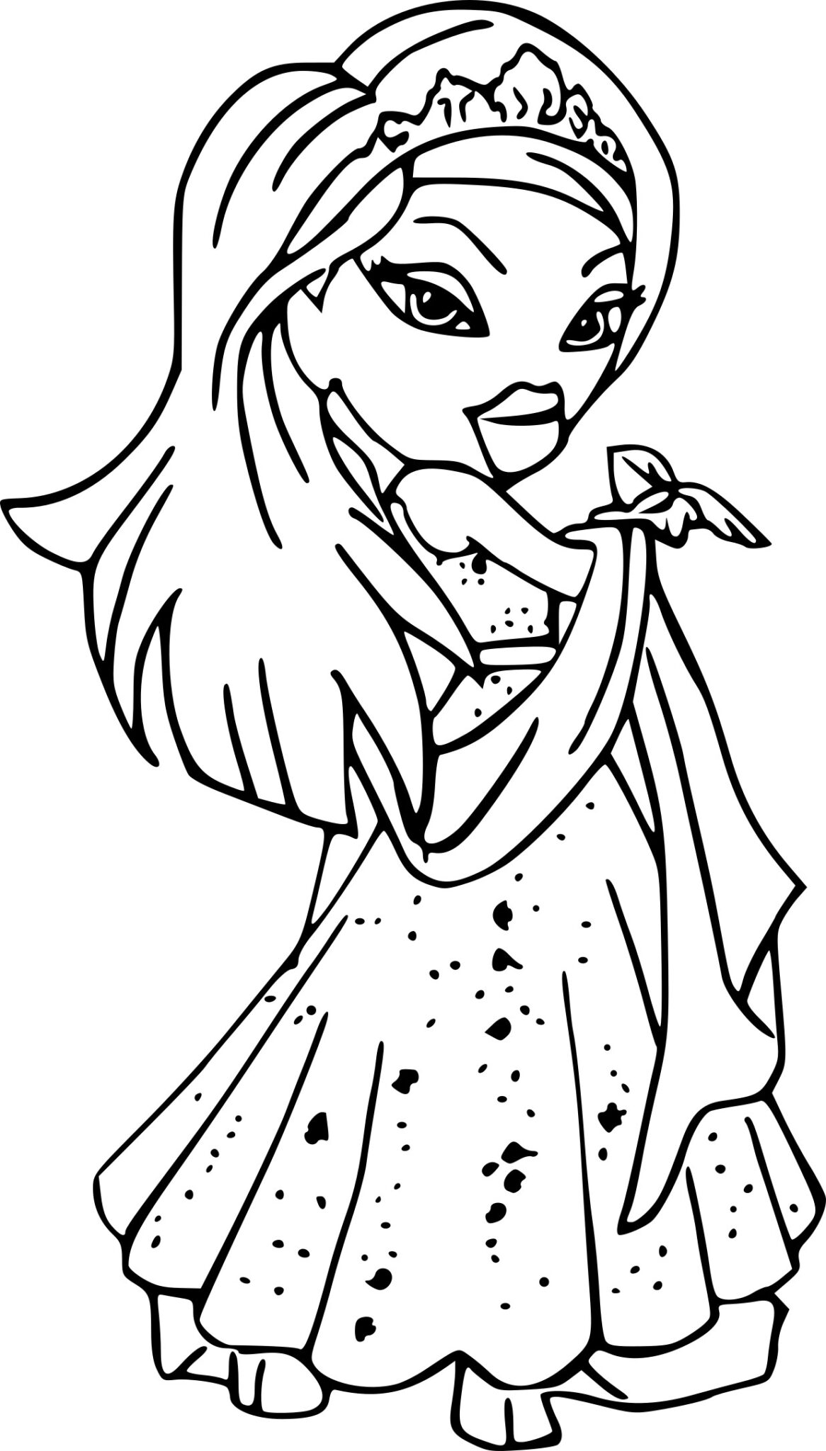 Cute Bratz Coloring Pages Pdf To Print - Coloringfolder.com