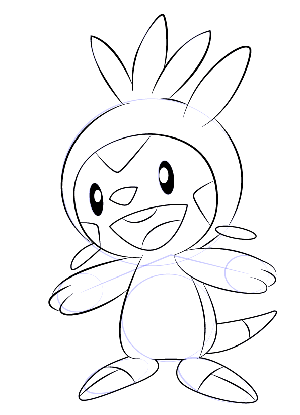 cute chespin coloring pages