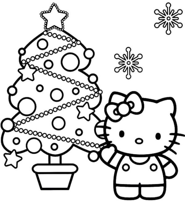 cute christmas coloring pages