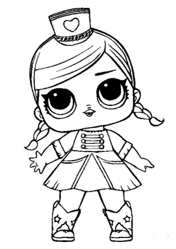 cute coloring pages of lol dolls