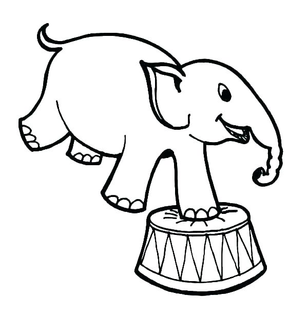 cute elephant coloring pages