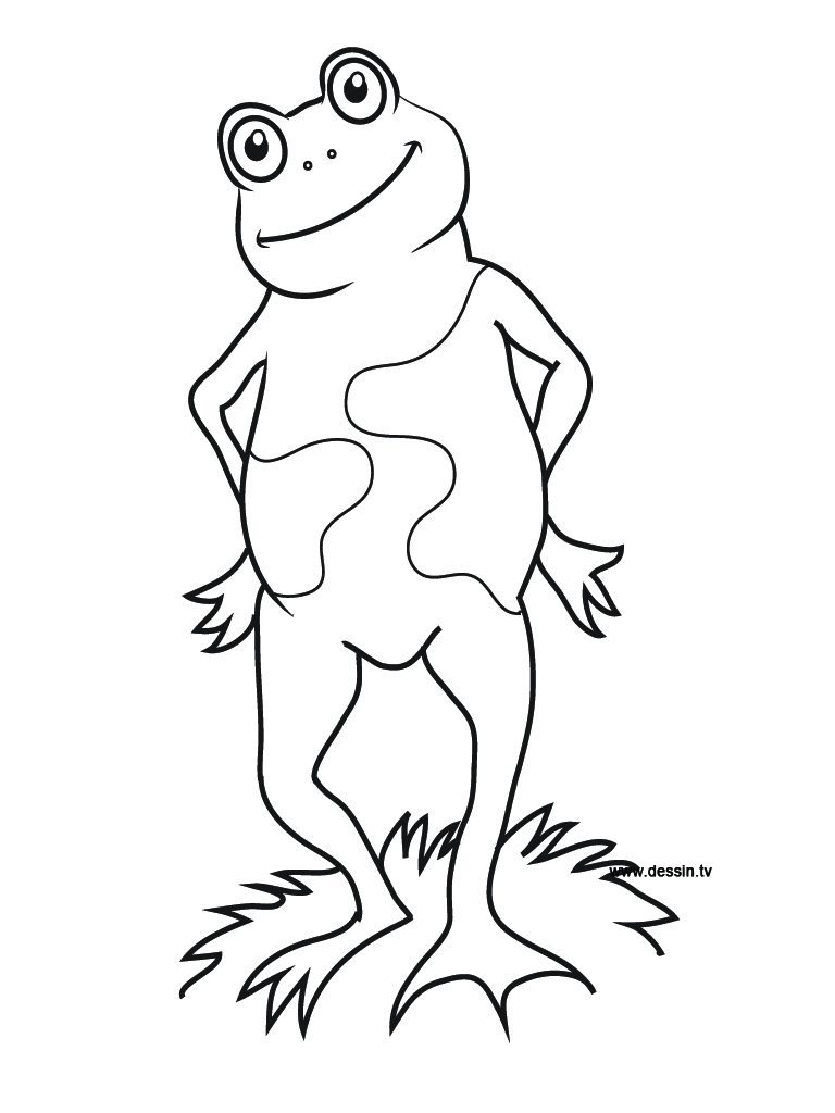 cute frog coloring pages