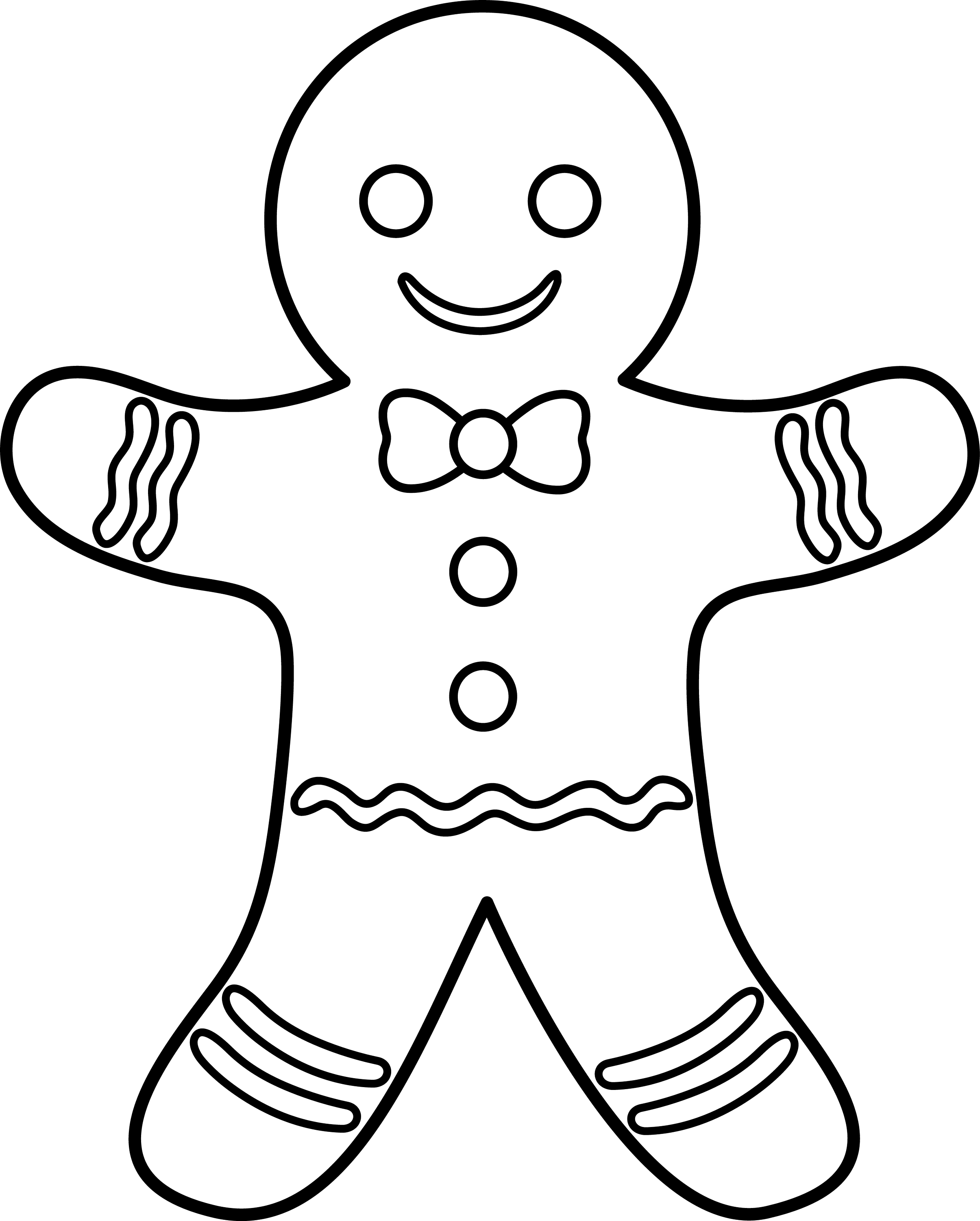 gingerbread cookies coloring pages