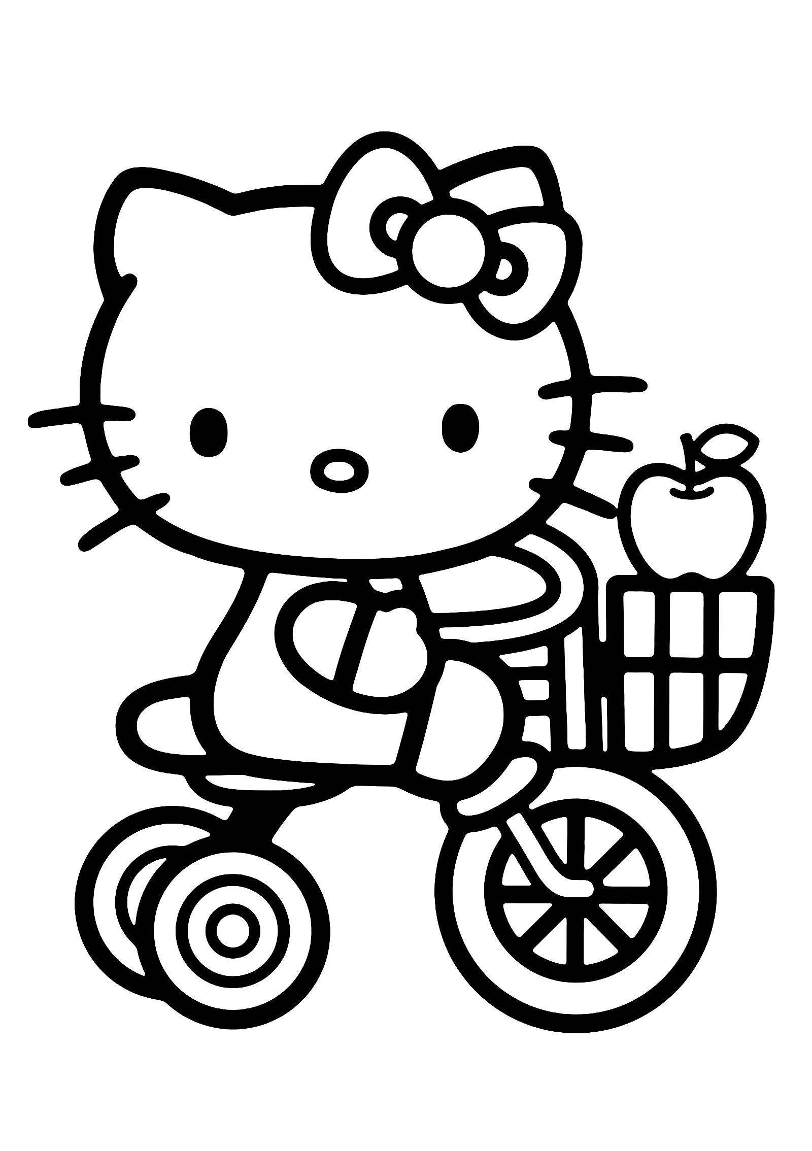 cute kitty coloring pages
