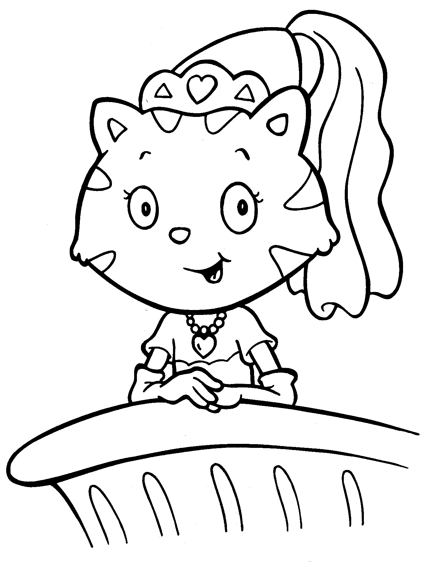 kitty cat coloring pages