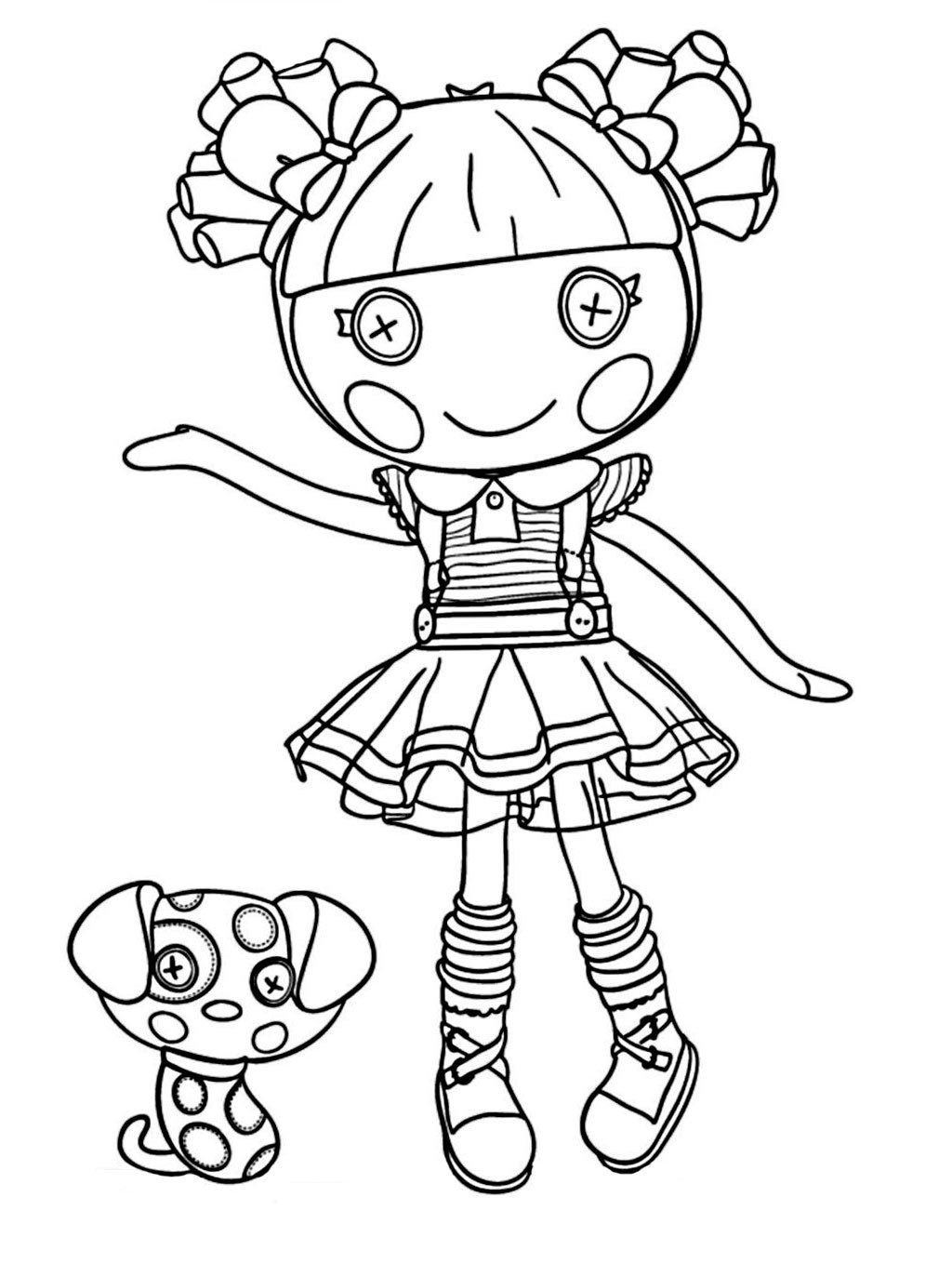 lalaloopsy babies coloring pages