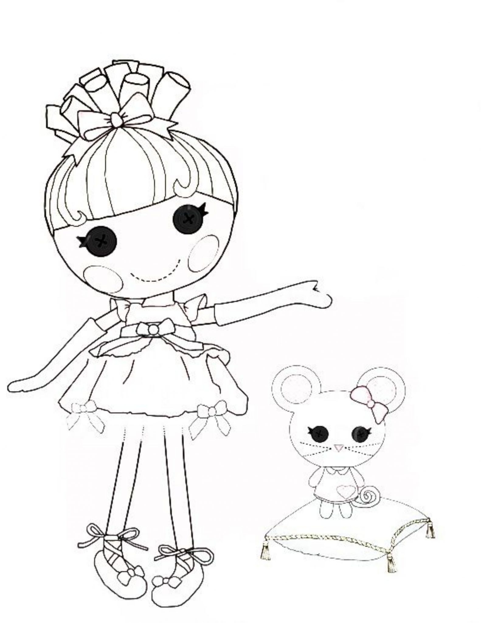 lalaloopsy coloring pages to print