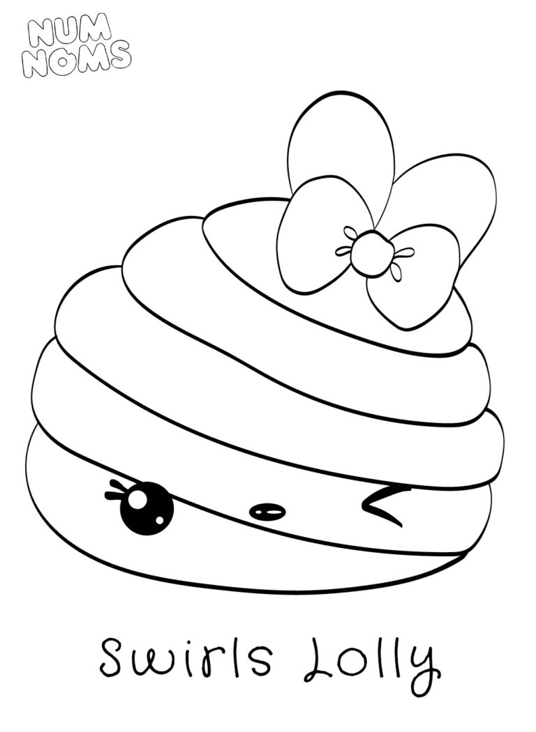 Cute Num Noms Coloring Pages Pdf To Color - Coloringfolder.com