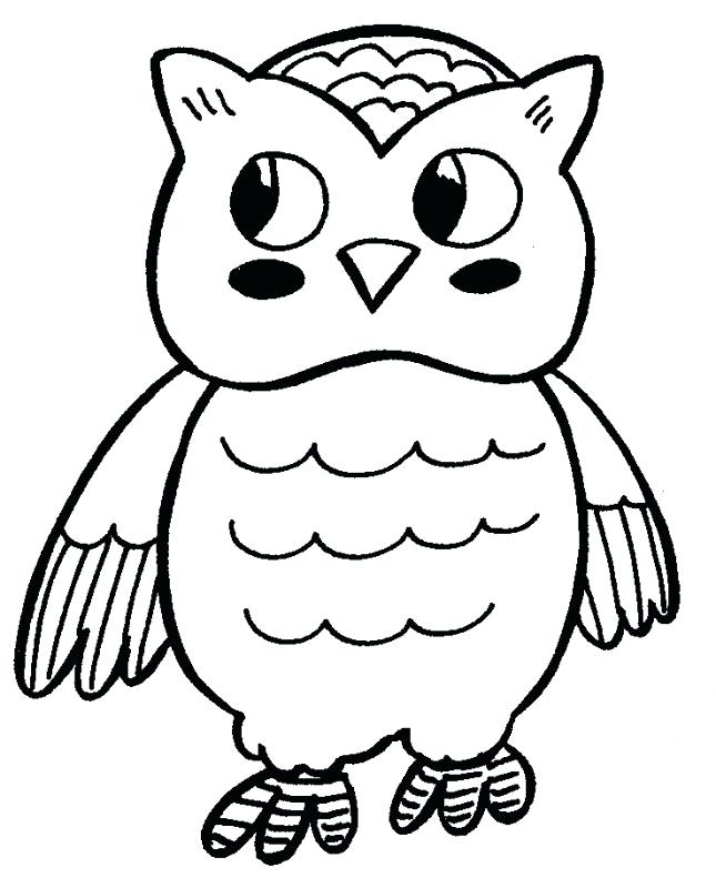 cute owl coloring pages