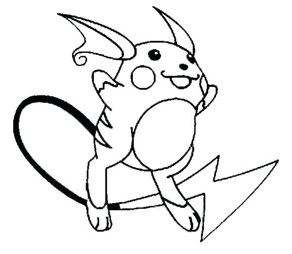 cute pikachu coloring pages