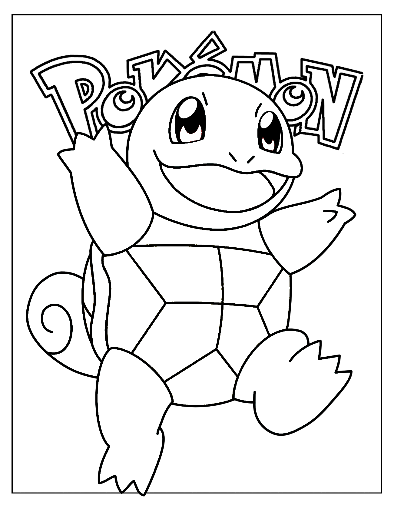 coloring pages pokemon squirtle