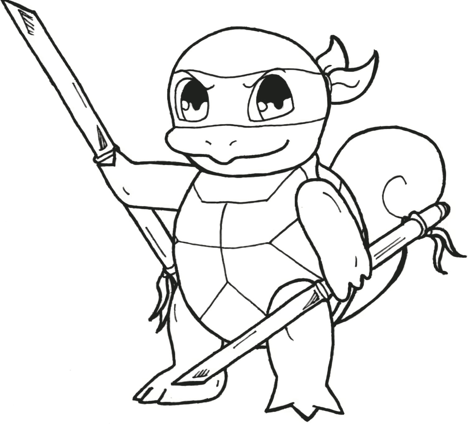 printable squirtle coloring pages