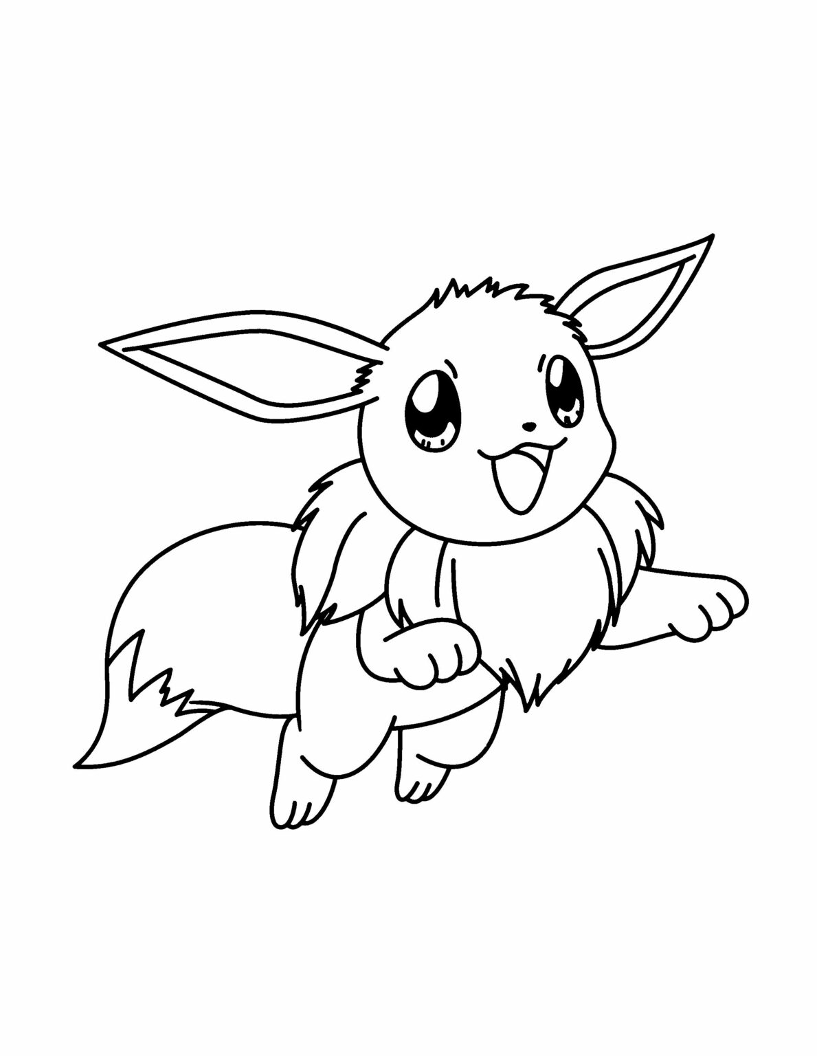 Cute Sylveon Coloring Pages Pdf Free - Coloringfolder.com