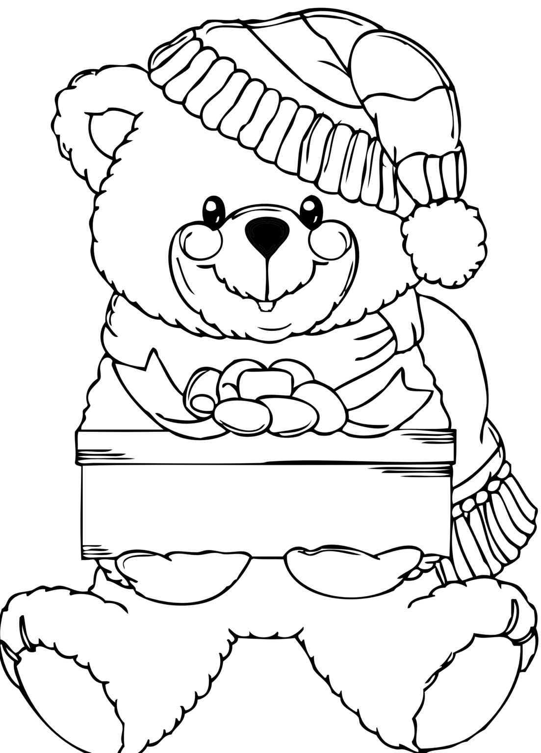 Cute Teddy Bear Coloring Pages Pdf - Coloringfolder.com