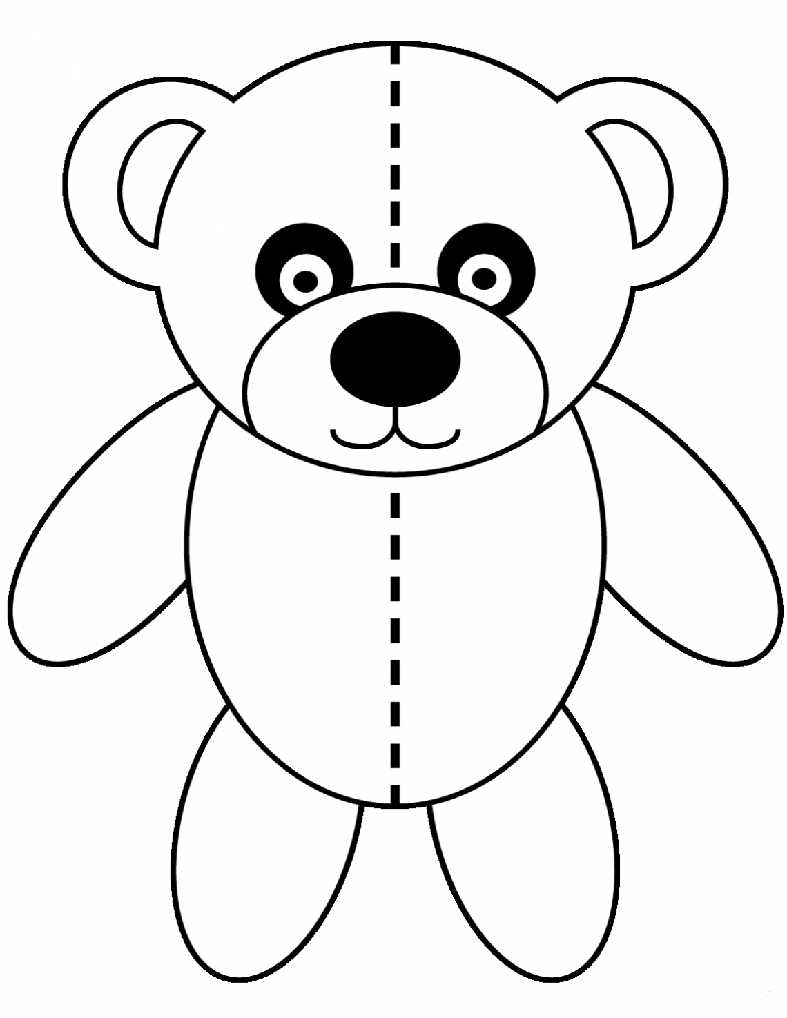 teddy bear coloring pages free printable
