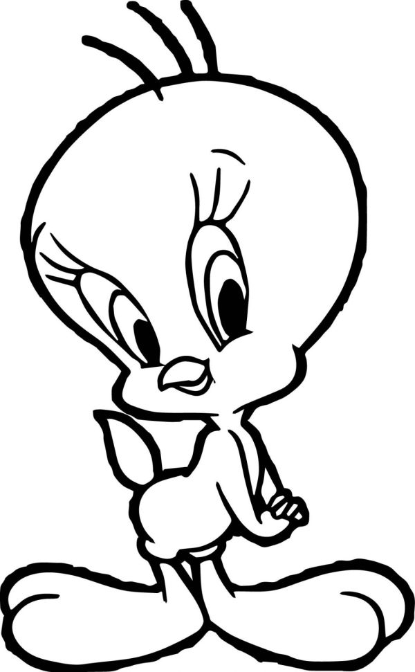 cute tweety coloring pages