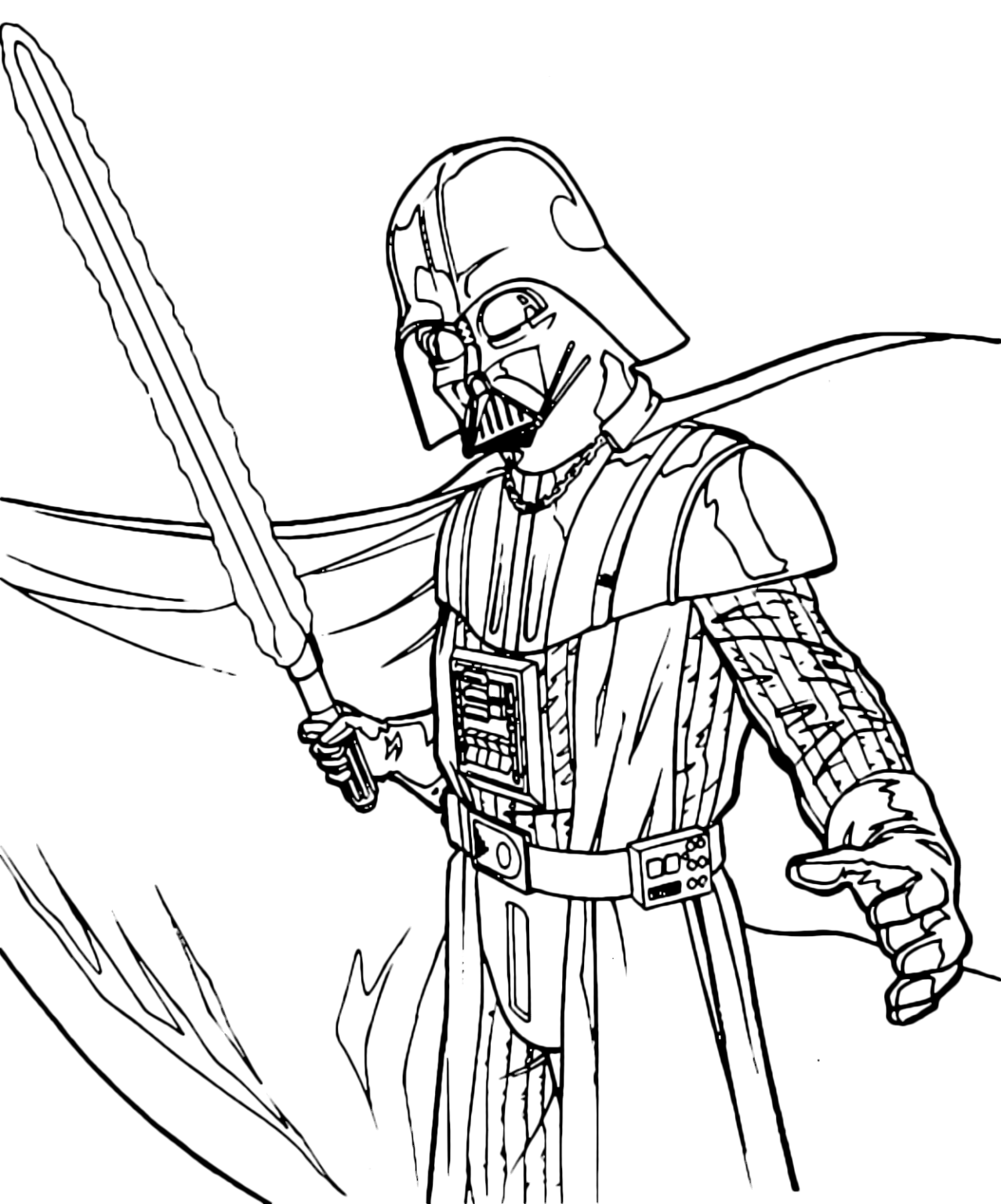 Darth Vader Coloring Pages Pdf - Coloringfolder.com