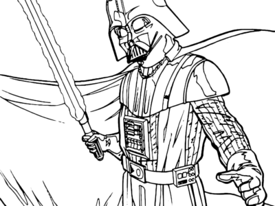 coloring pages darth vader