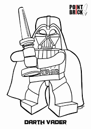 darth vader lego coloring pages