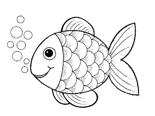 detailed fish coloring pages