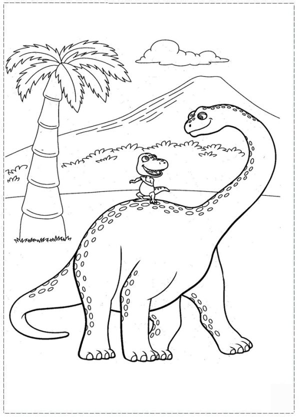 dinosaur train coloring pages