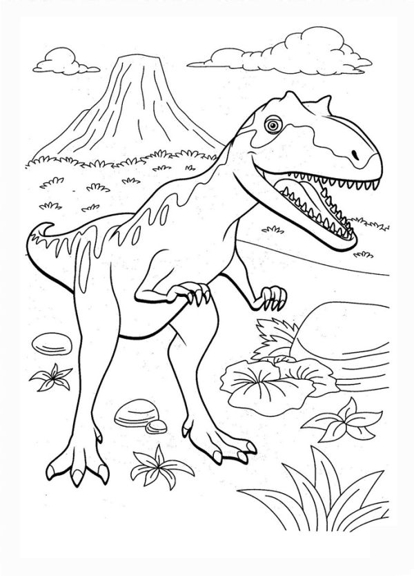 dinosaur train coloring pages