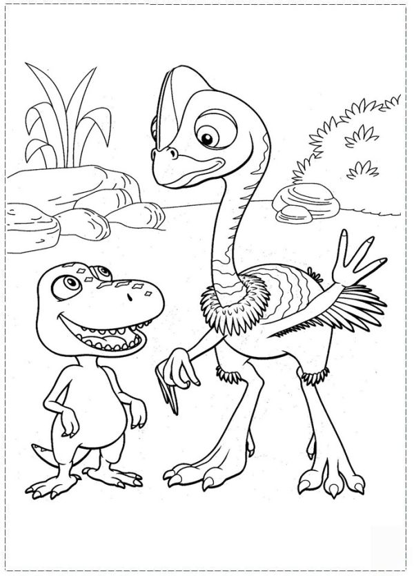 dinosaur train coloring pages for kids