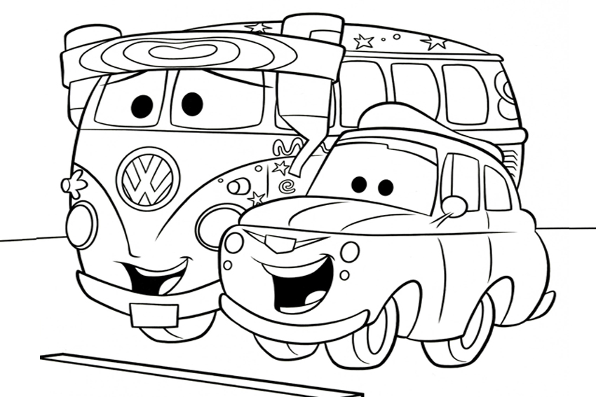 disney car coloring pages