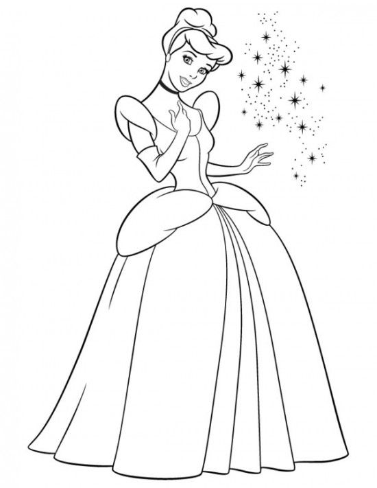 disney cinderella castle coloring pages