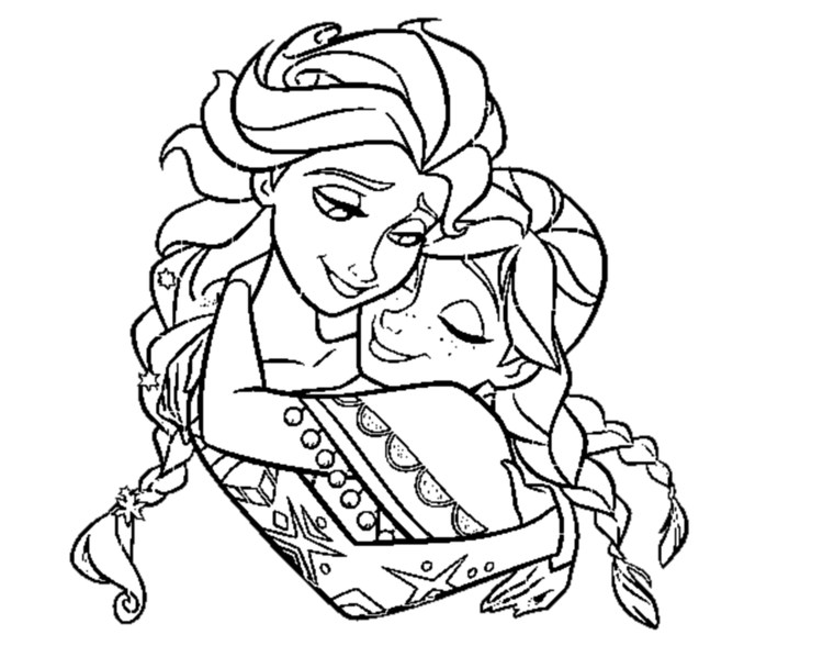 disney elsa coloring pages