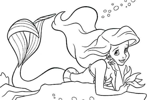 disney little mermaid coloring pages