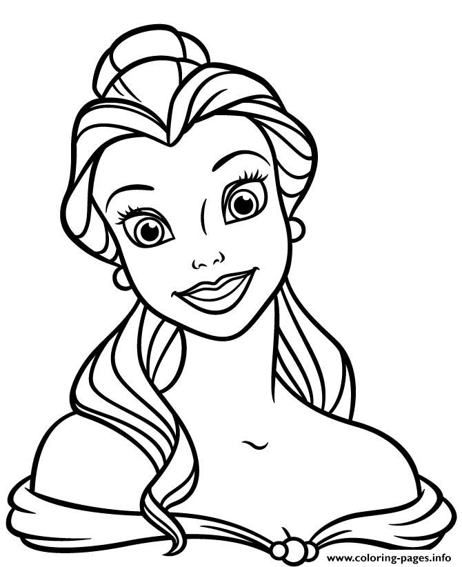 baby disney princess coloring pages