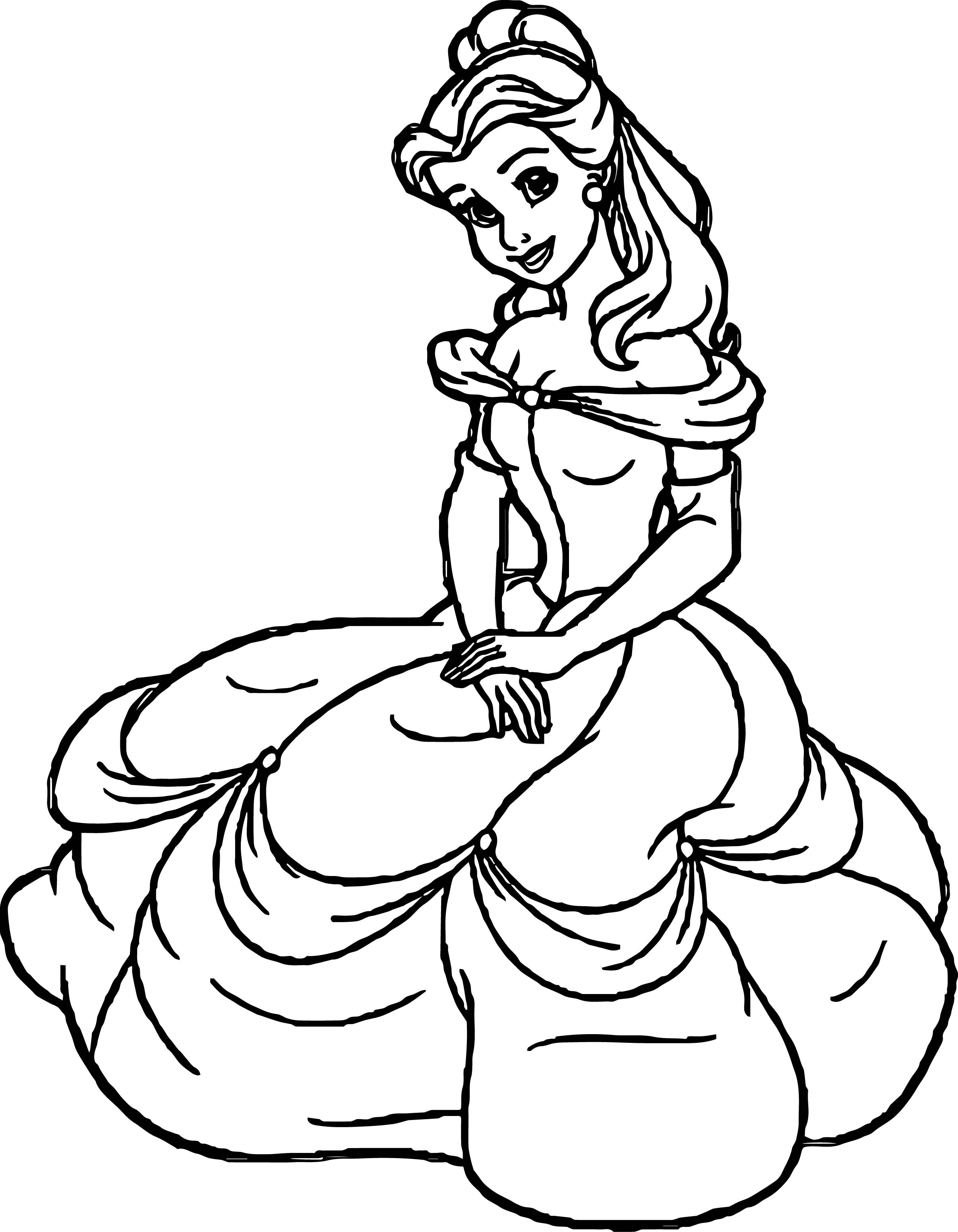 disney princess coloring pages to print