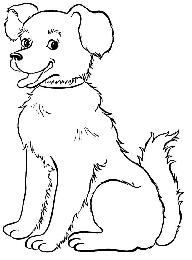 dog coloring pages to print