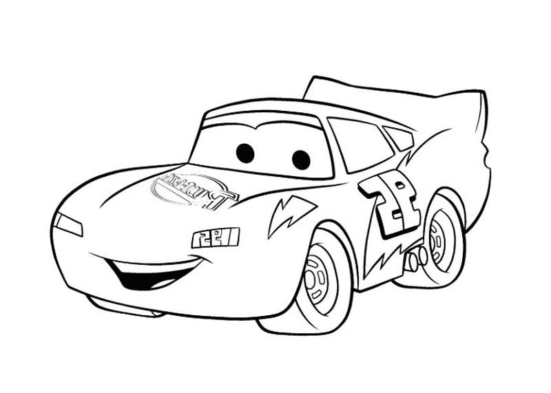 download lightning mcqueen coloring pages